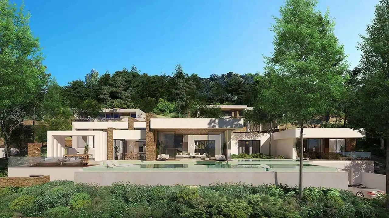VILLA CORAL "C" CON VISTAS CAMPO DE GOLF EN COMUNIDAD PREMIUM, Roca Llisa, Ibiza — Villa, Jesús · Santa Eulària des Riu, Ibiza