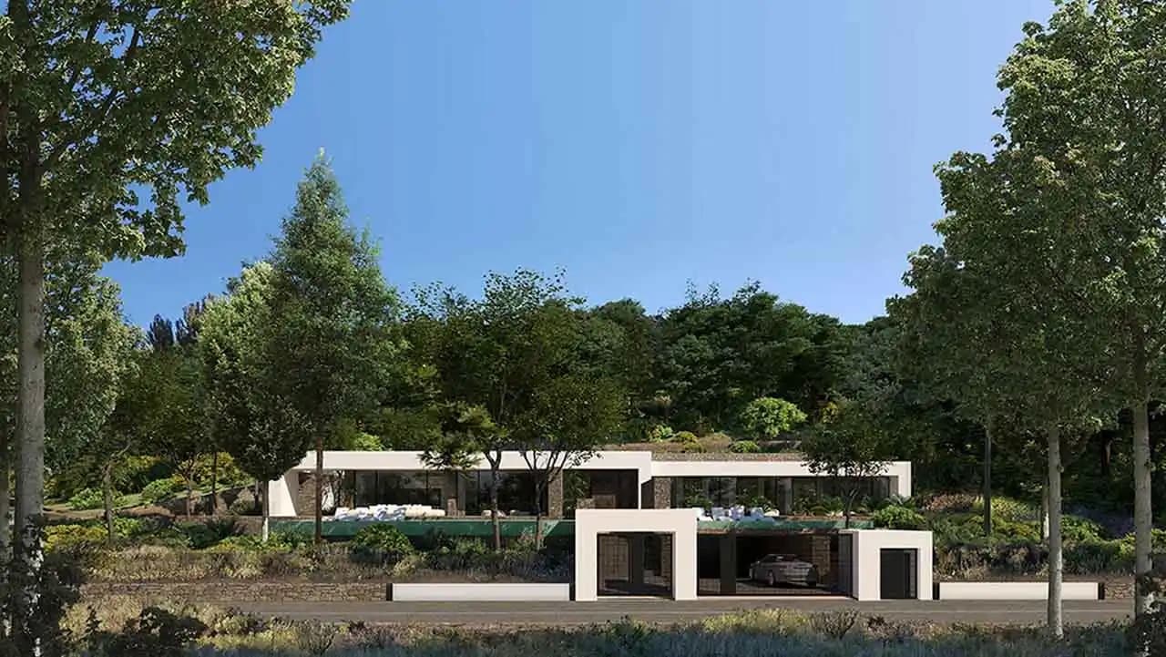 VILLA CORAL "B.2" CON VISTAS CAMPO DE GOLF EN COMUNIDAD PREMIUM, Roca Llisa, Ibiza — Villa, Jesús · Santa Eulària des Riu, Ibiza