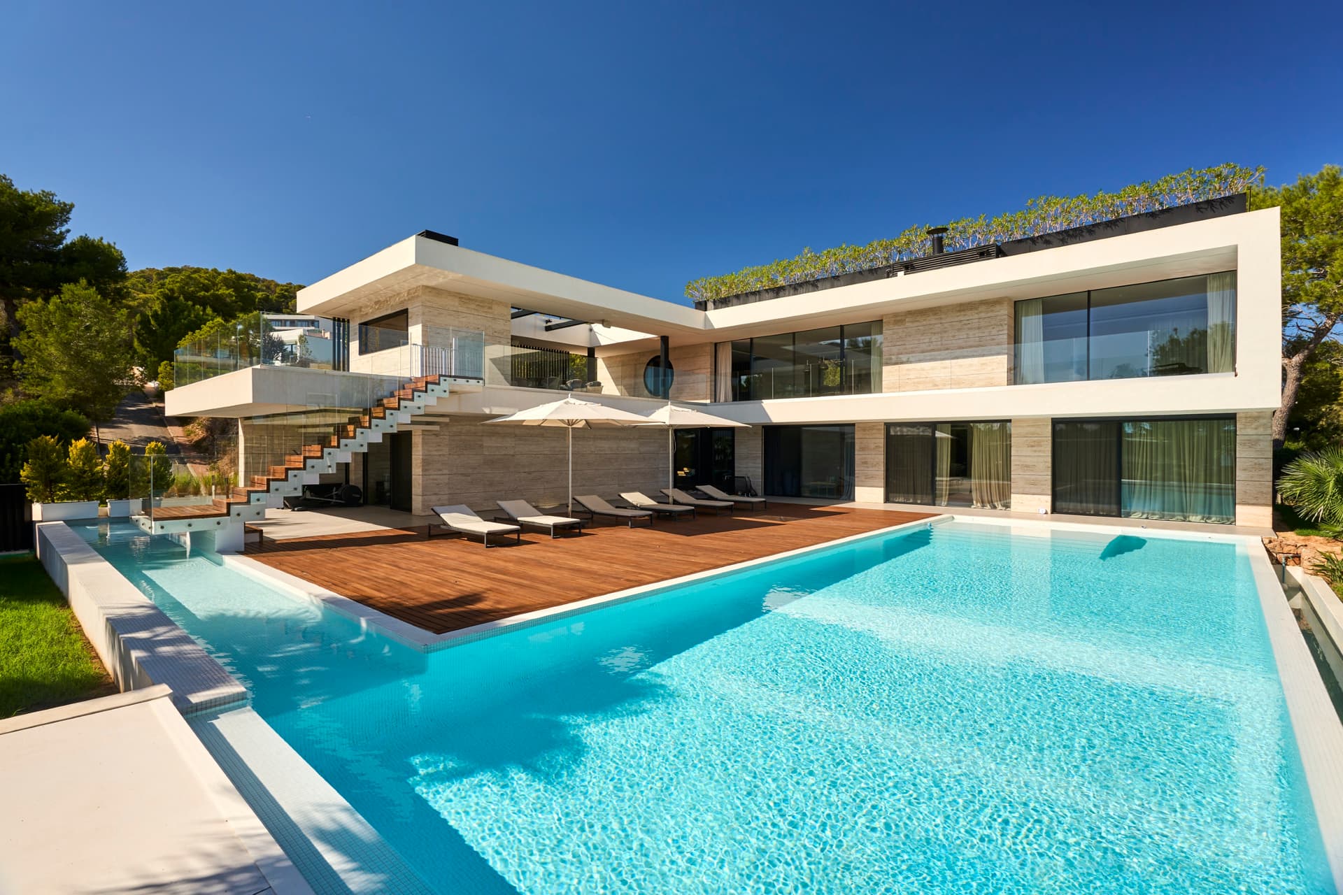 VILLA SELENE | Exclusiva Villa de Lujo con Vistas Panorámicas al Mar en Vista Alegre, Ibiza — Villa, Urbanización Vista Alegre · Es Cubells, Ibiza