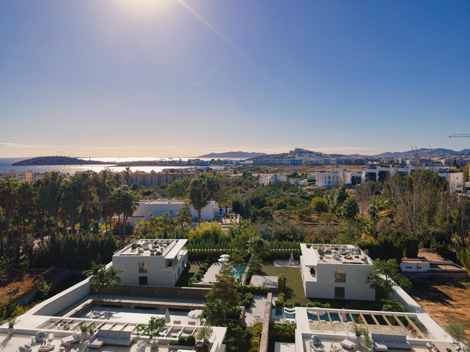 VILLA JACARANDA | Exclusiva Promoción de Villas de Lujo de Obra Nueva con Vistas al Mar, Jesús, Ibiza — Villa, Jesús · Santa Eulària des Riu, Ibiza