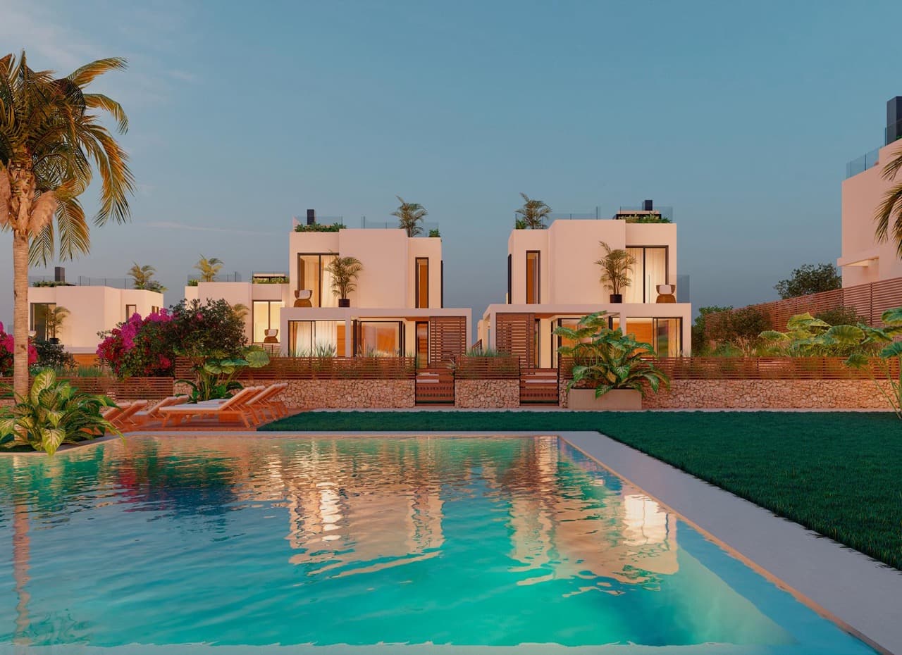 CASA ADOSADA DE 3 PLANTAS CON SOLÁRIUM Y PISCINA PRIVADA, Cala Tarida, Ibiza — Vivienda adosada, Cala Vedella - Cala Tarida · Sant Josep de sa Talaia, Ibiza